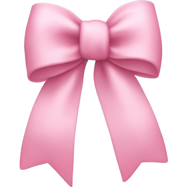 Light pink bow emoji