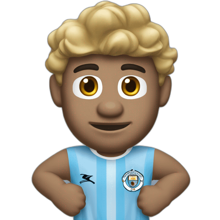 mario in manchester city jersey emoji