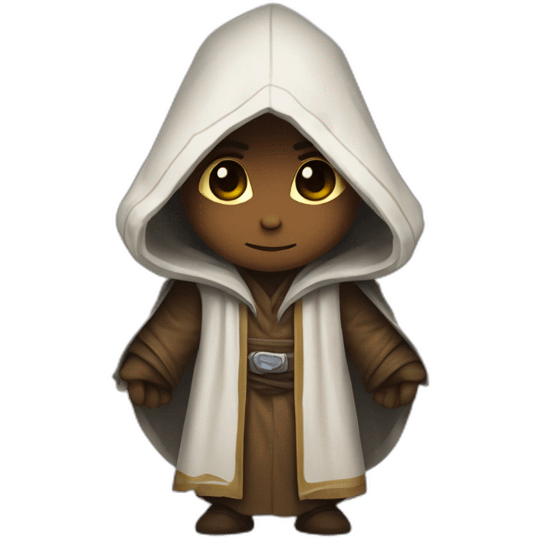 hooded jedi folding arms in world of warcraft emoji