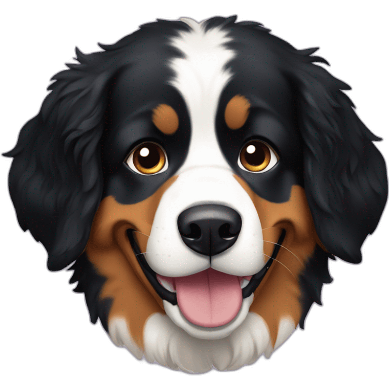 bernese mountaind dog fiesta emoji