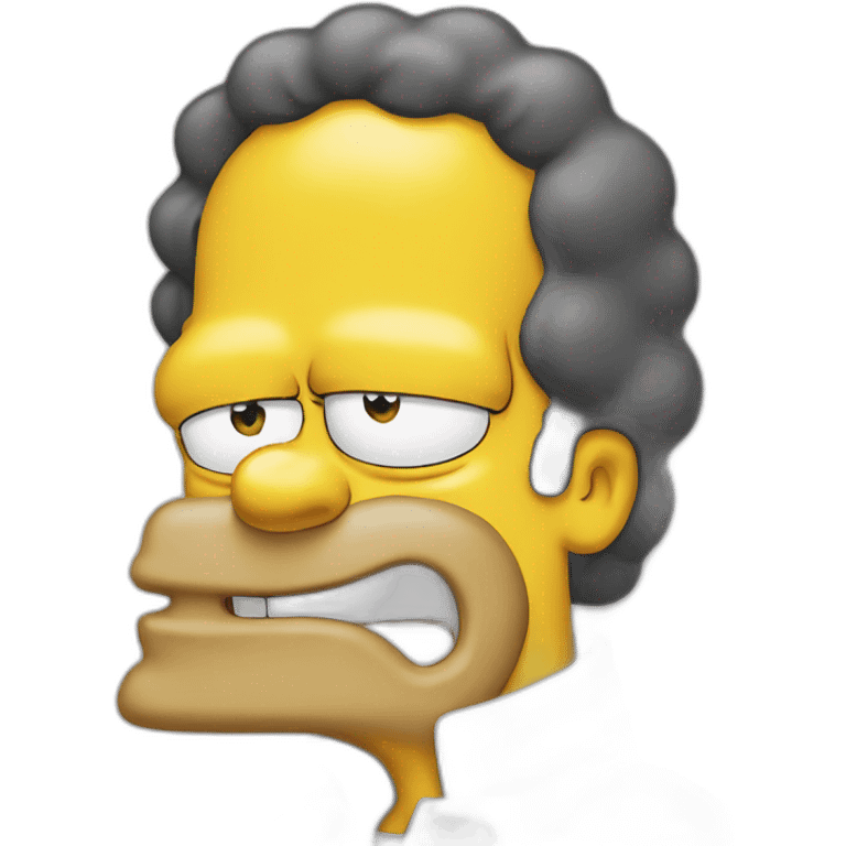 Simpson chocked emoji