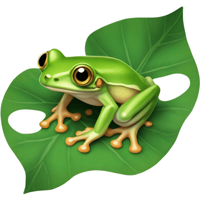 a tree frog emoji