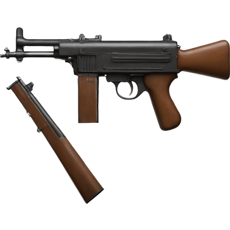 Thompson M1921 Submachine Gun horizontal  emoji