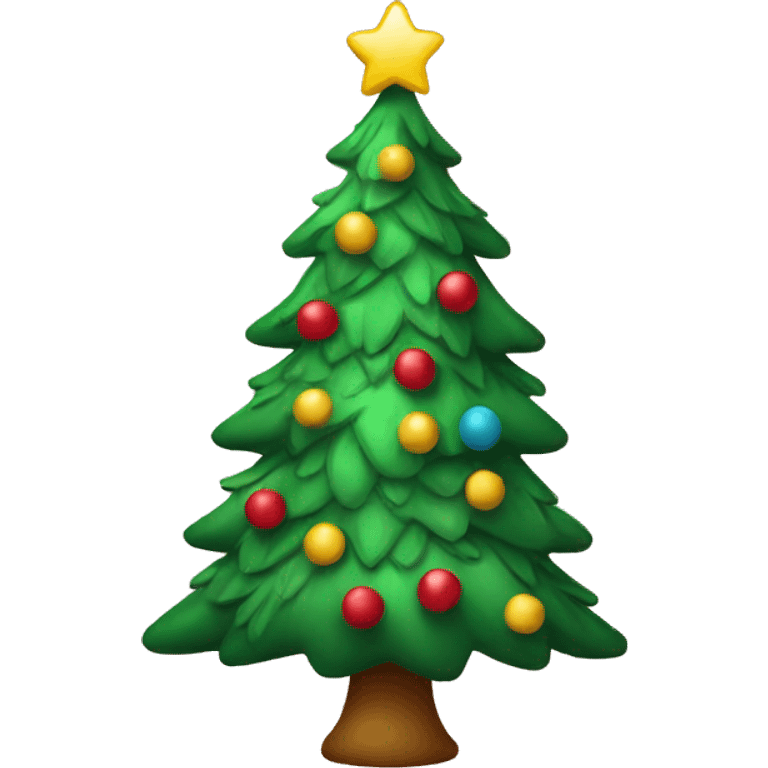 Cute Christmas tree  emoji