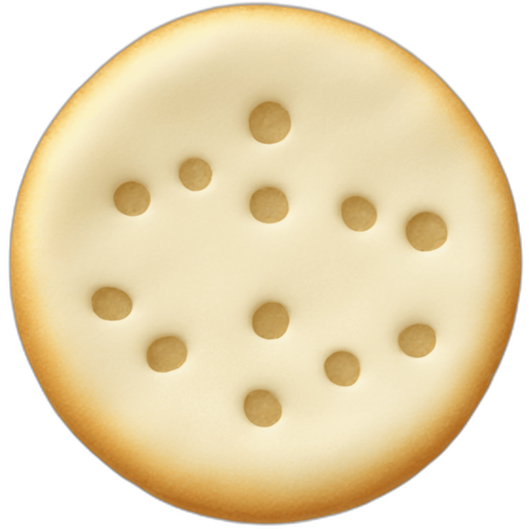 white round rice crackers emoji