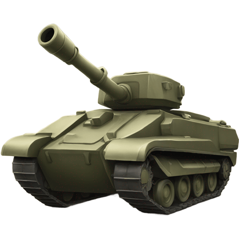 Create a emoji of one Tank in the báttle  emoji