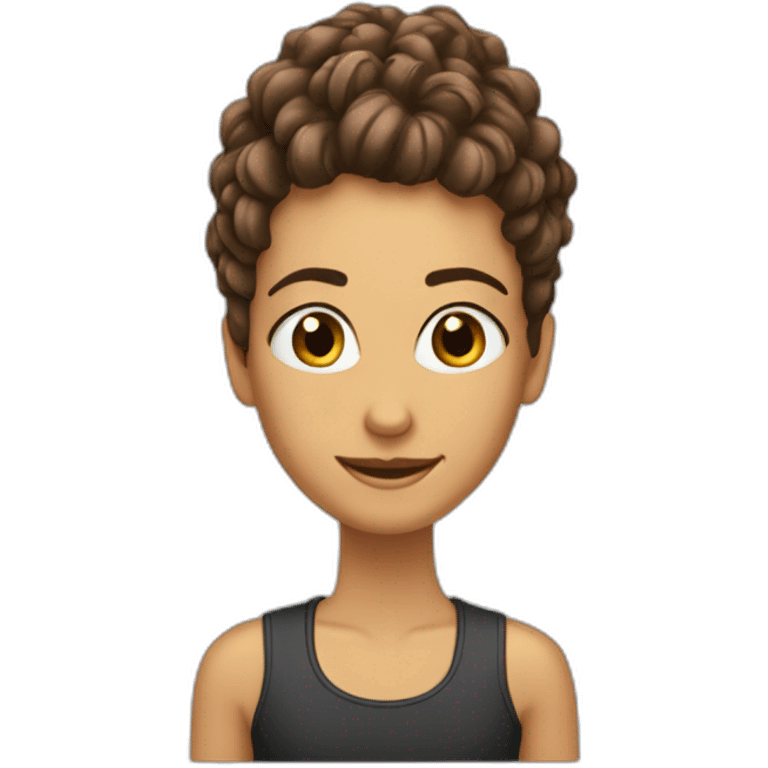 Se gratter les cheveux en excusant emoji