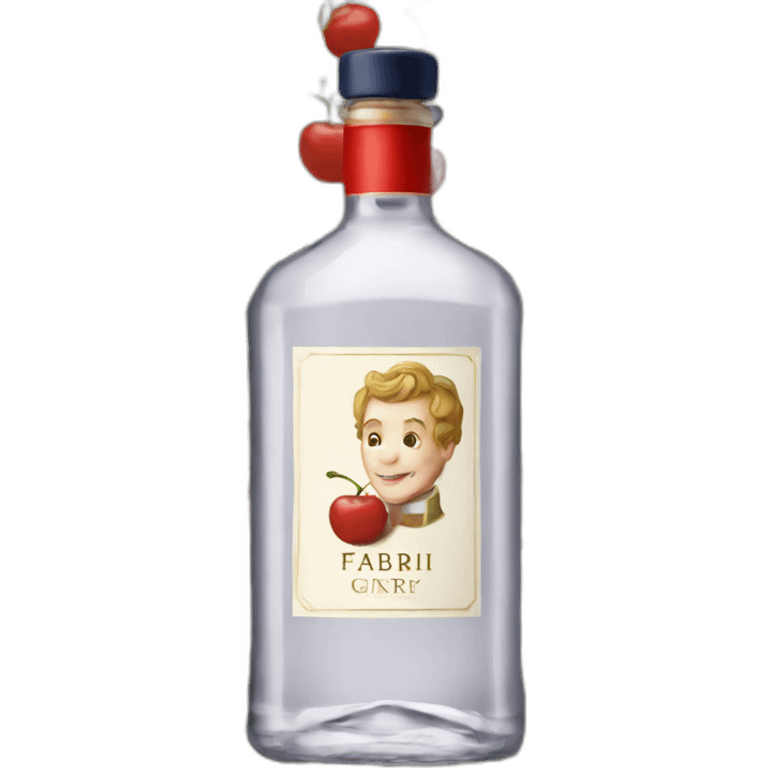 Fabbri cherry gin bottle emoji