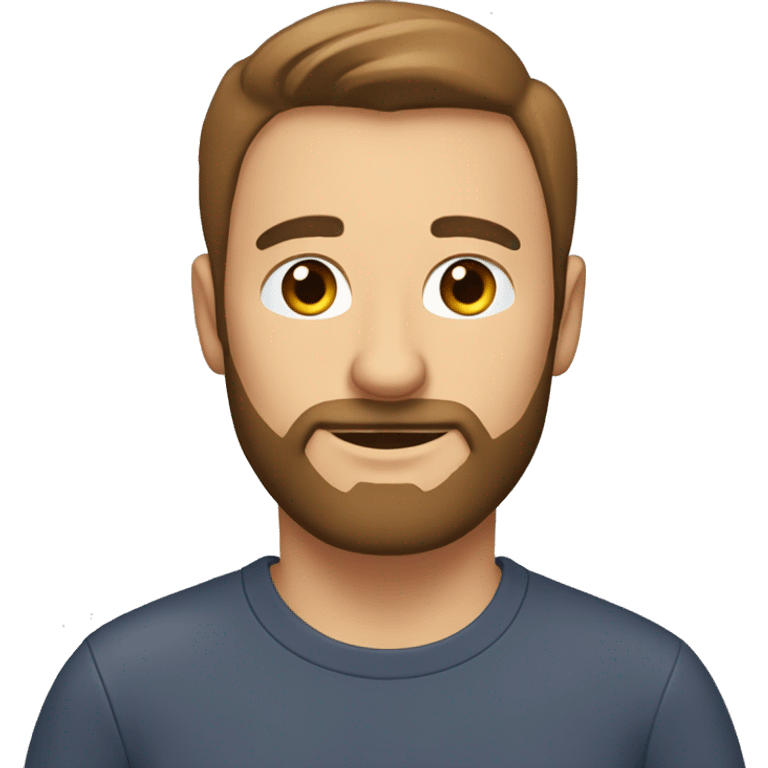 A man with brown médium hair with brown beard and a t-shirt with a “ct” logo emoji