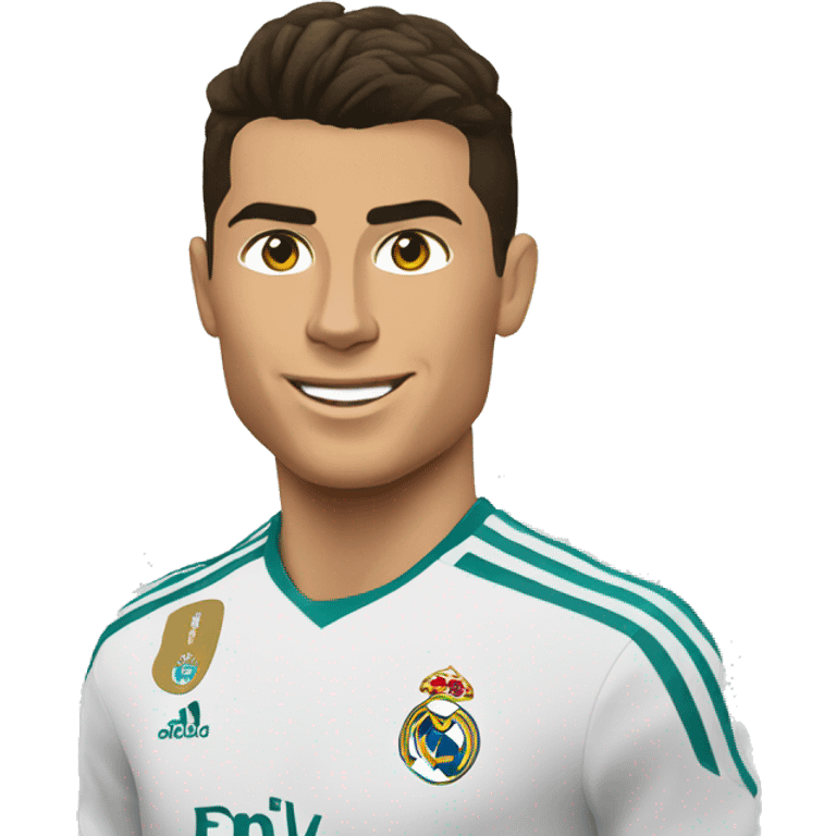 Cristiano Ronaldo on Real Madrid  emoji