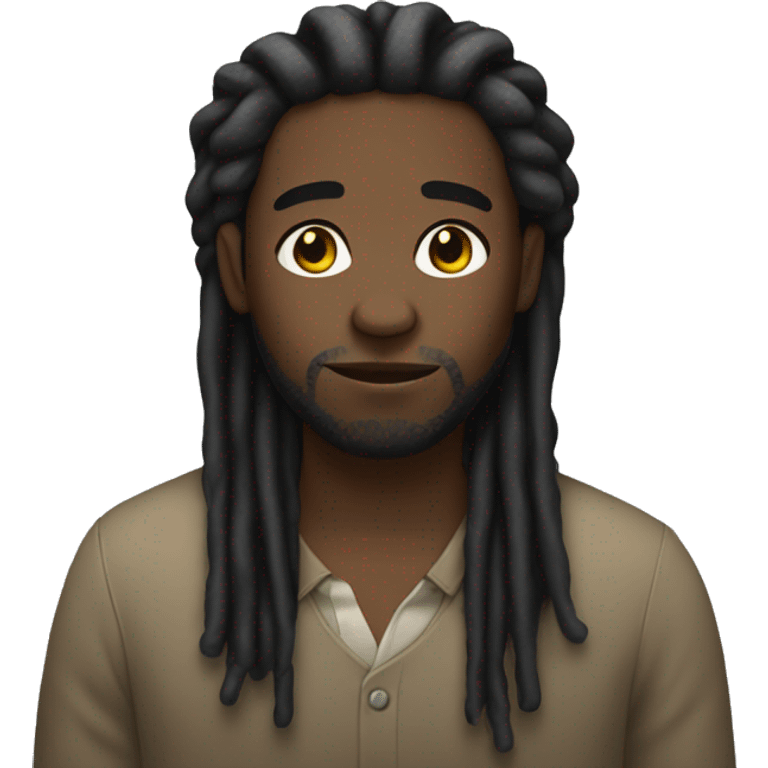 "black guy with dreads" emoji