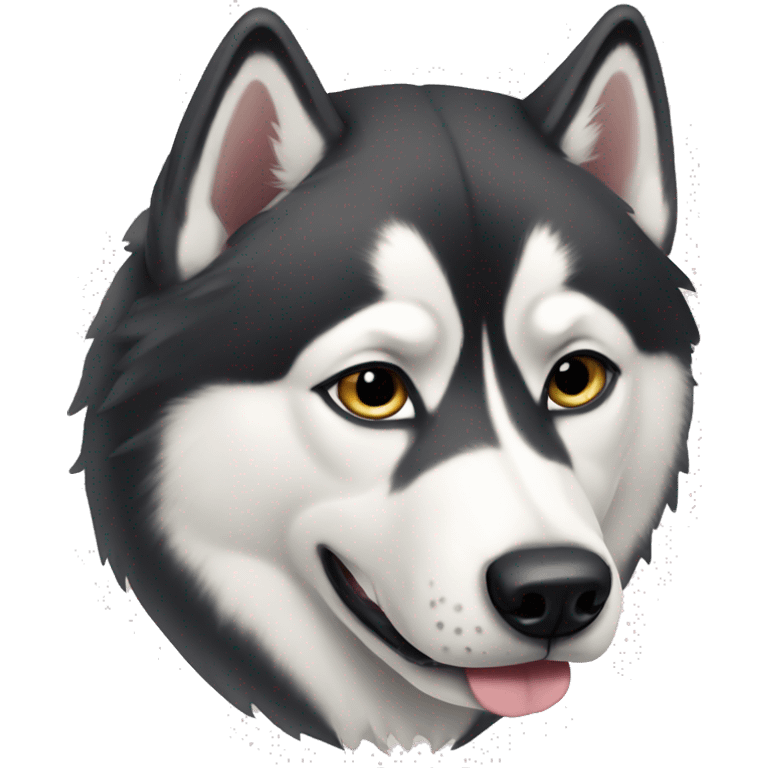 Siberian husky emoji