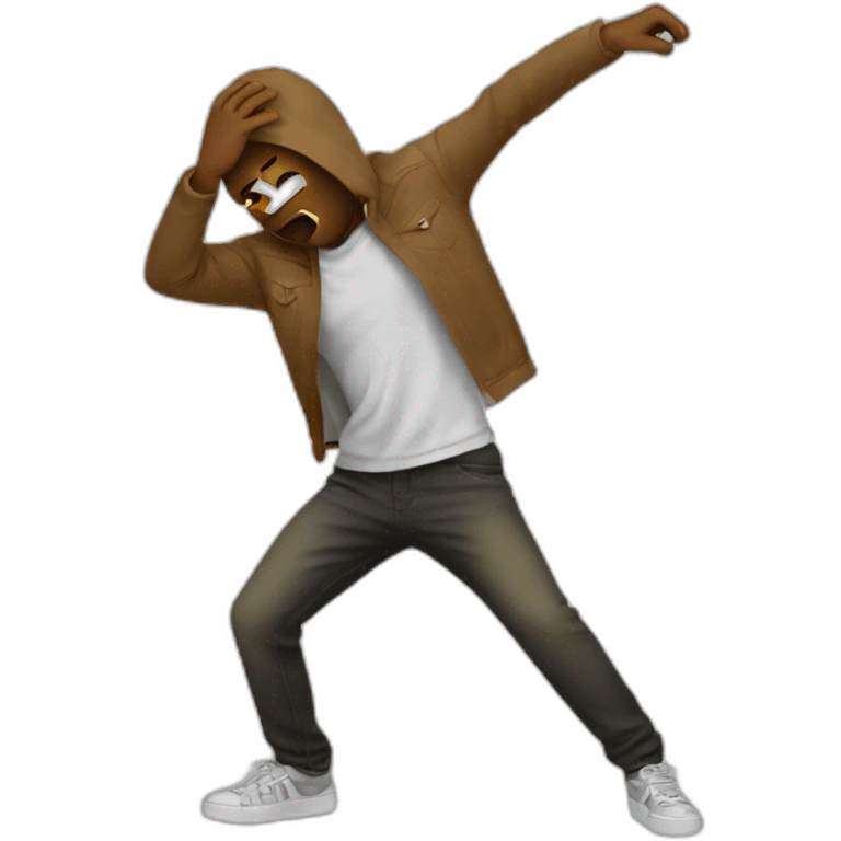 Emoji qui fait du dab  emoji