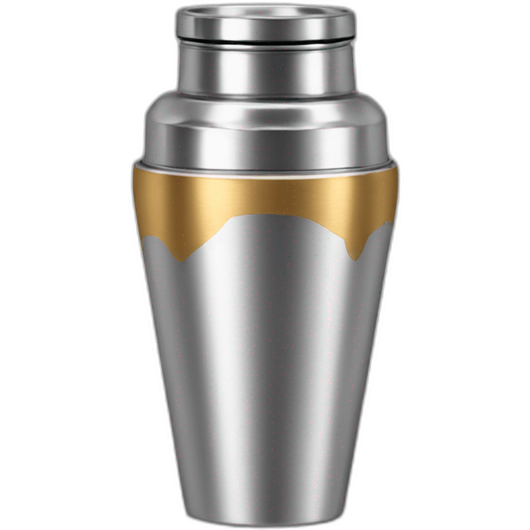 Metal Boston cocktail shaker emoji