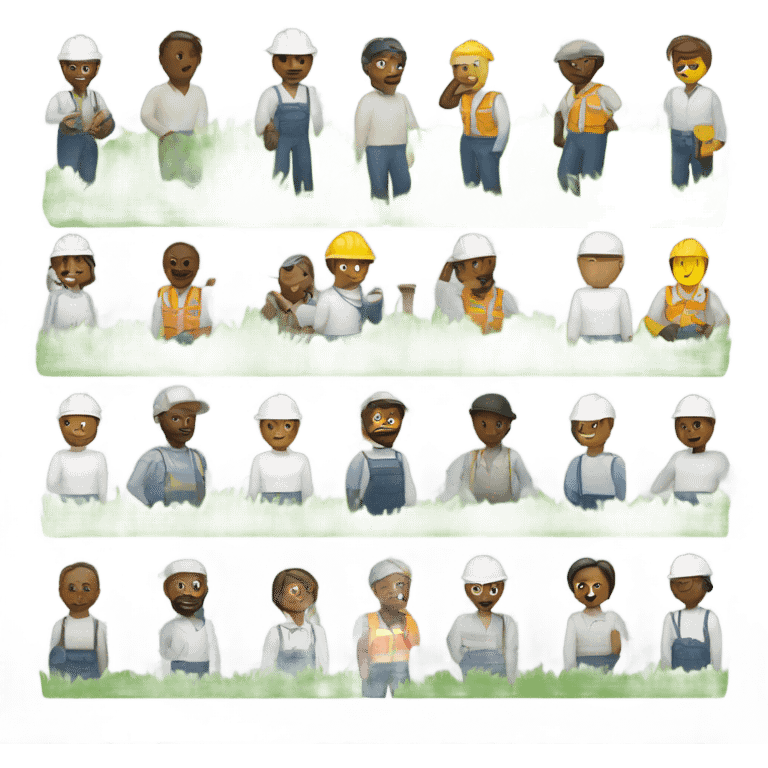 Workers in a field emoji