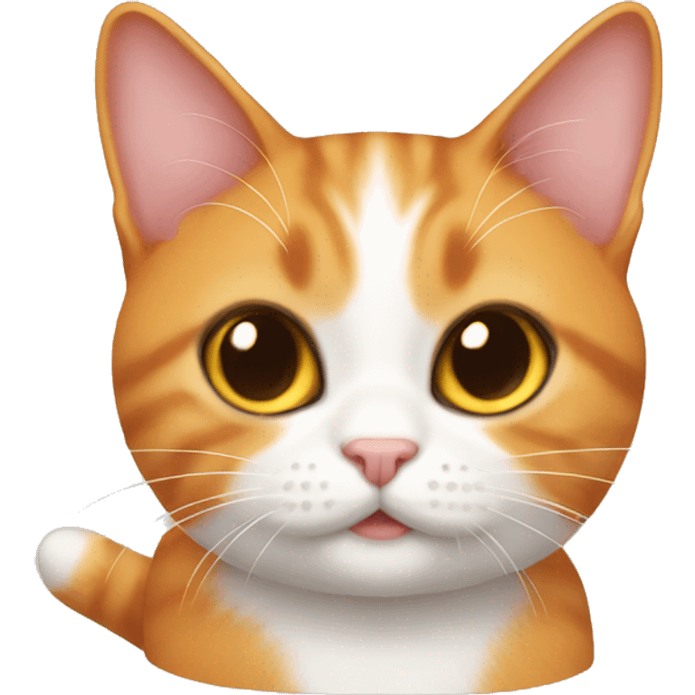 Orange munchkin cat emoji