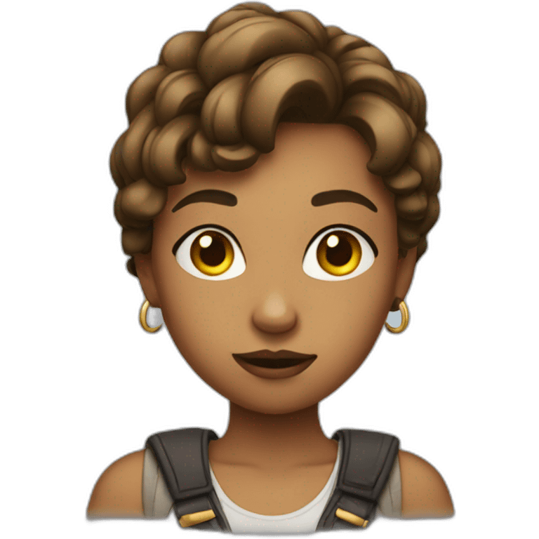 a girl with attitude emoji