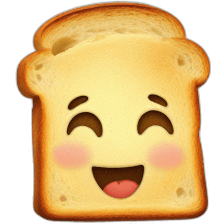 toast-with-face emoji