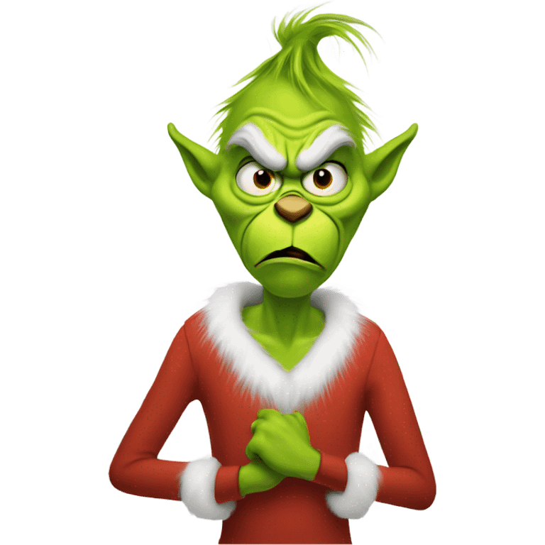 Mad grinch  emoji