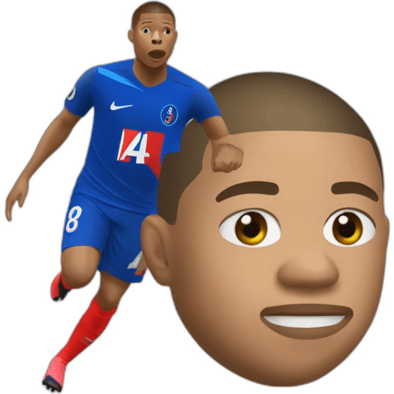 Mbappe mange de la semoule emoji