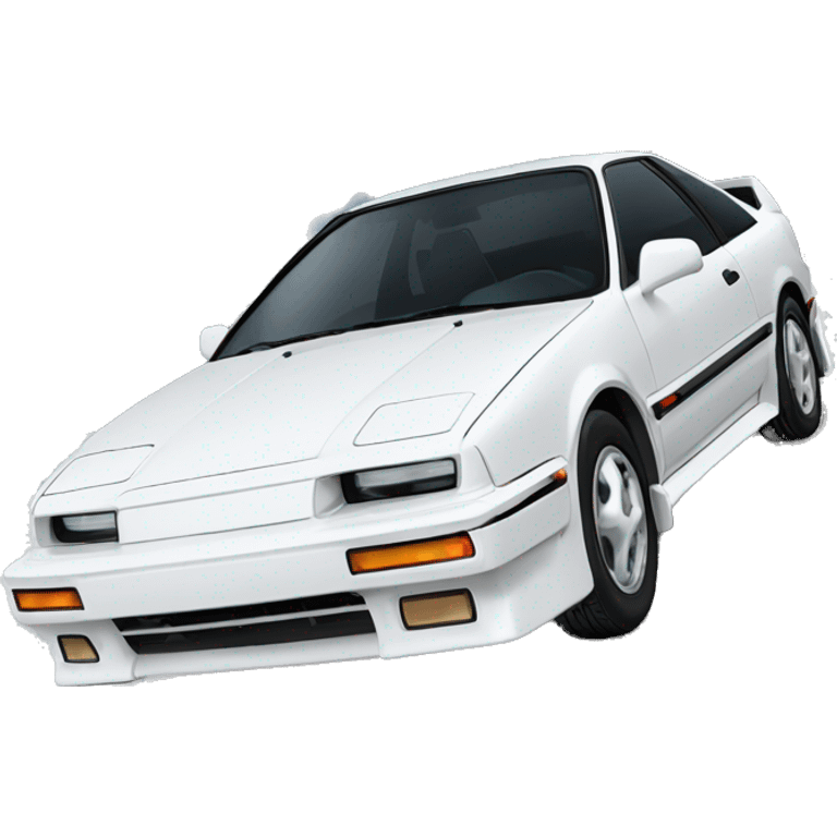 White 1988 Acura Integra  emoji