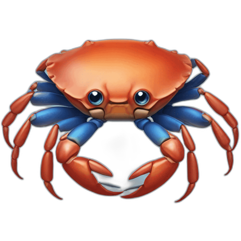 blie crab emoji