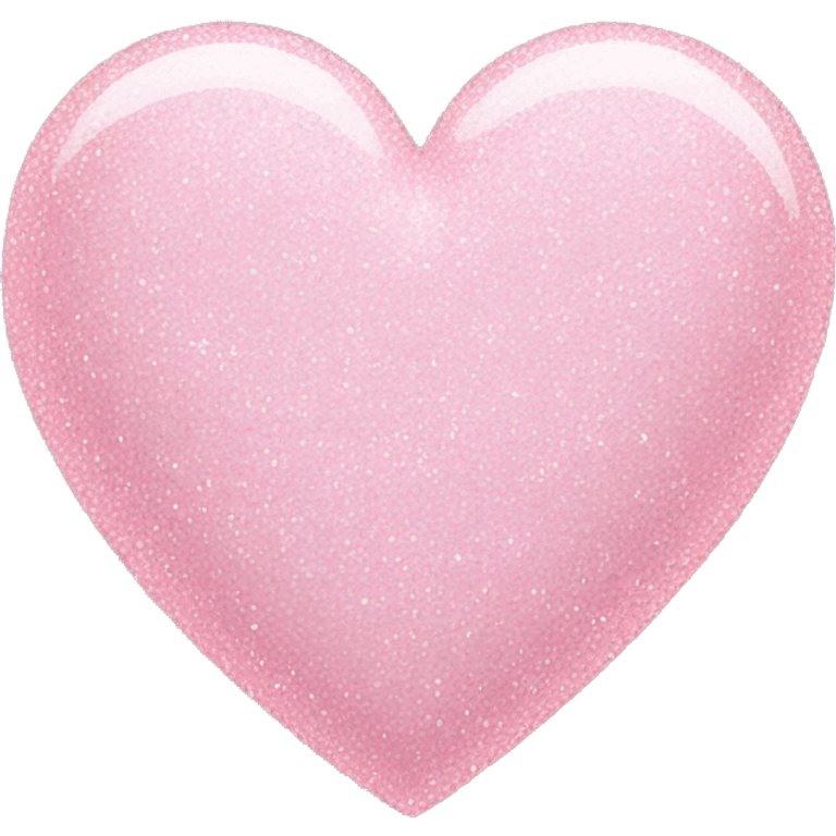 glitter heart pastel pink emoji