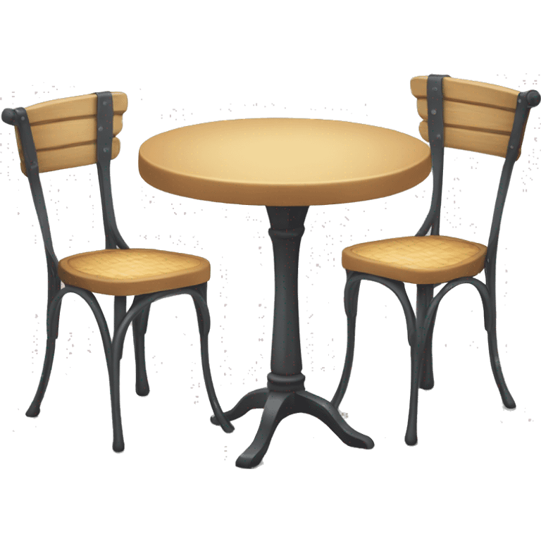 bistro cafe table emoji