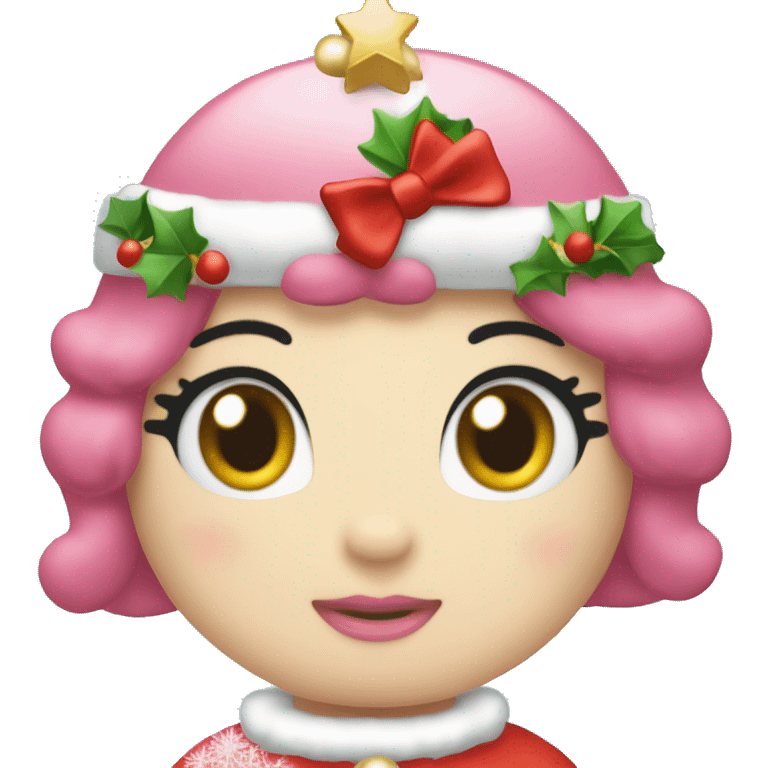 Hello kitty Christmas ￼ emoji