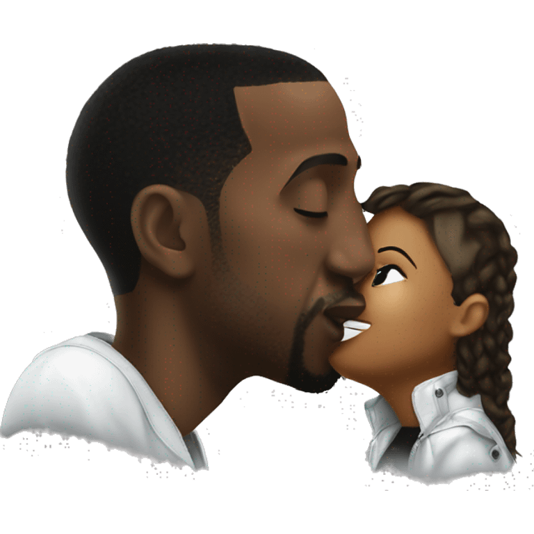 p diddy kissing meek mill emoji