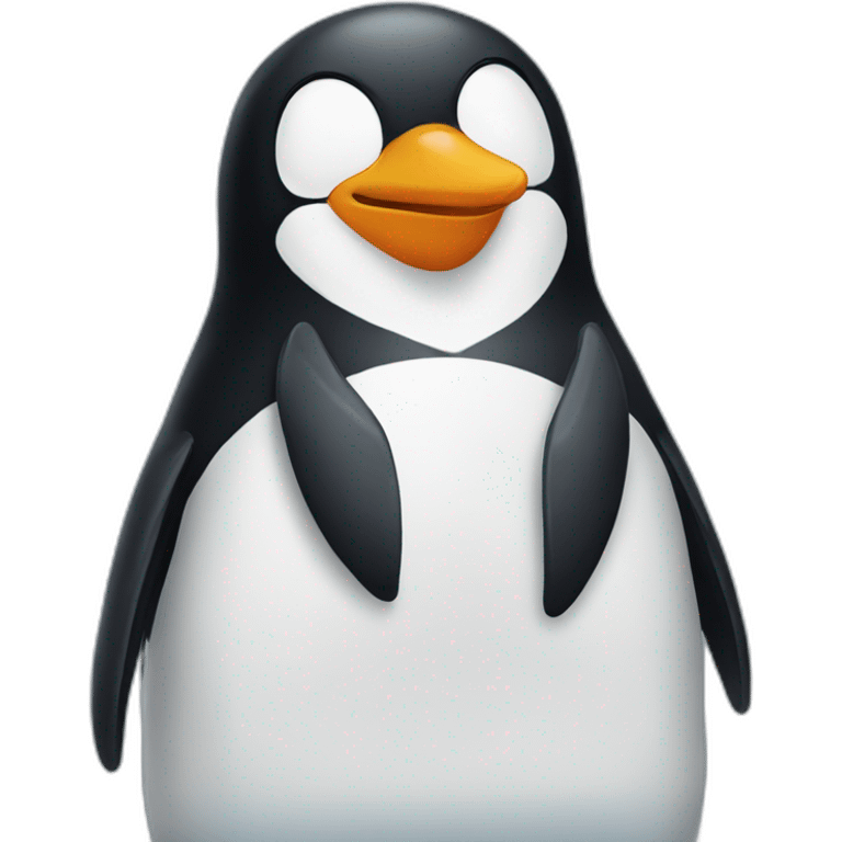 Gigachad Penguin emoji