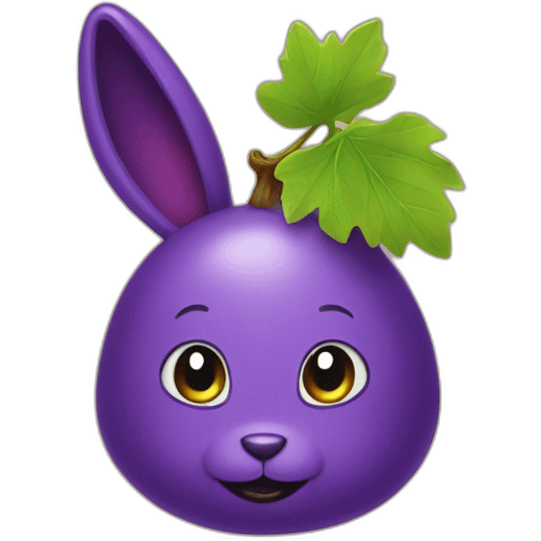 grape bunny emoji