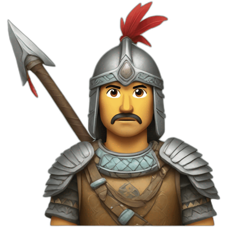 ancient turkic warrior emoji