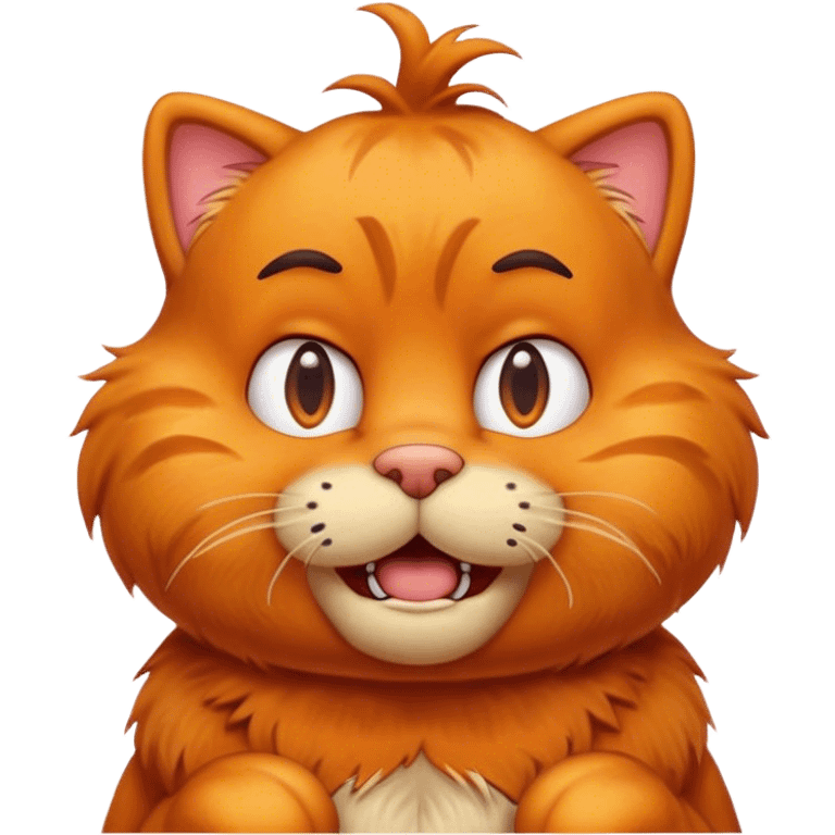 Garfield sorprendido emoji