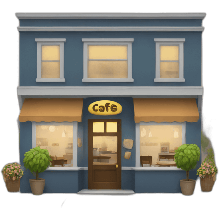 Friends Cafe emoji