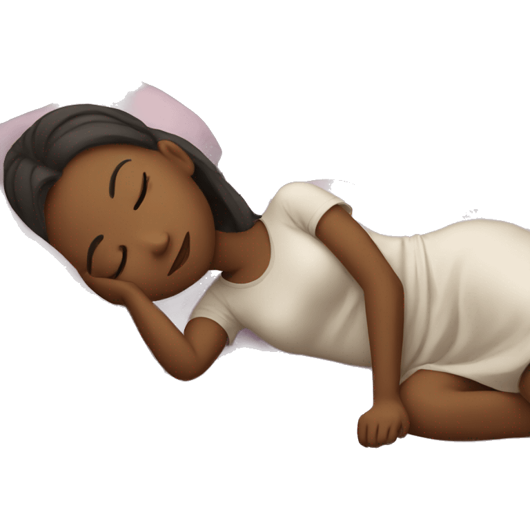 Girl sleeping  emoji