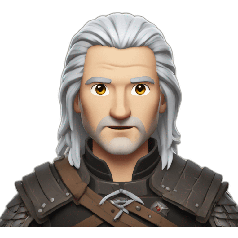 The witcher from the witcher cooking emoji