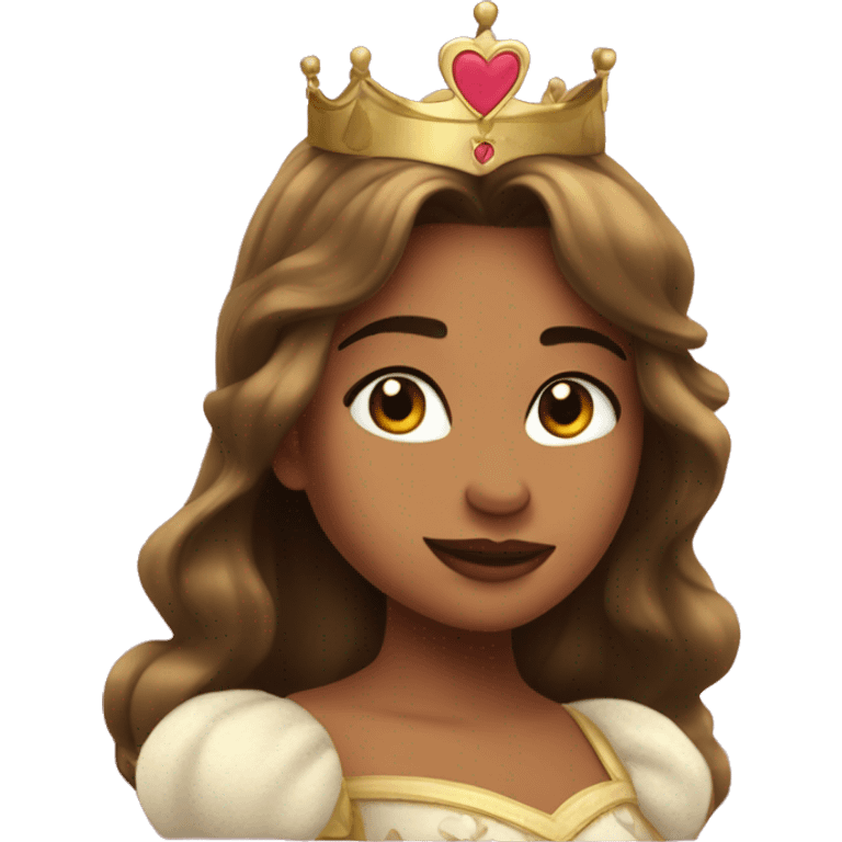 Princesa corazón  emoji