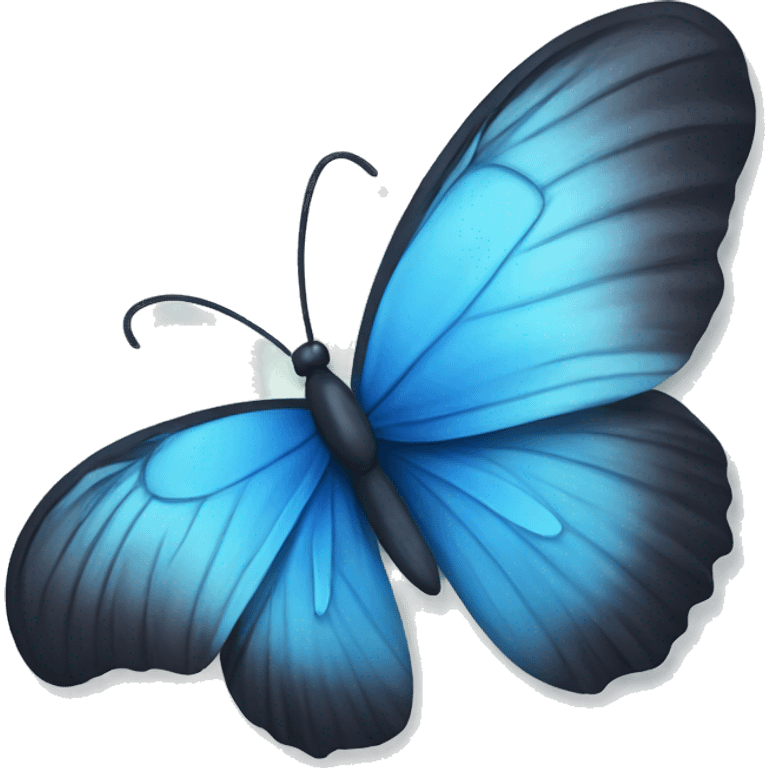 Blue butterfly  emoji