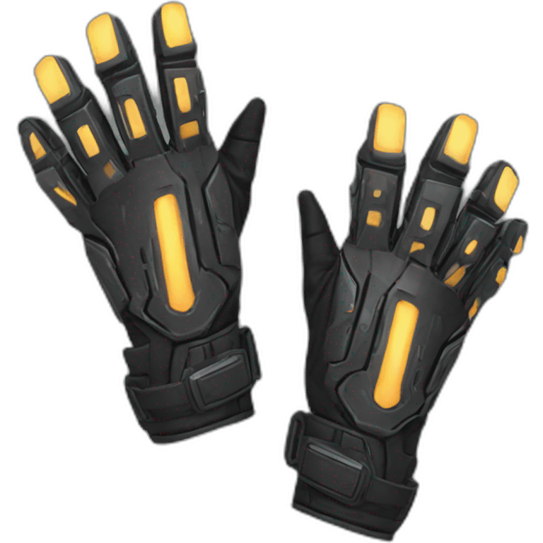 Futuristic Doom Gloves emoji