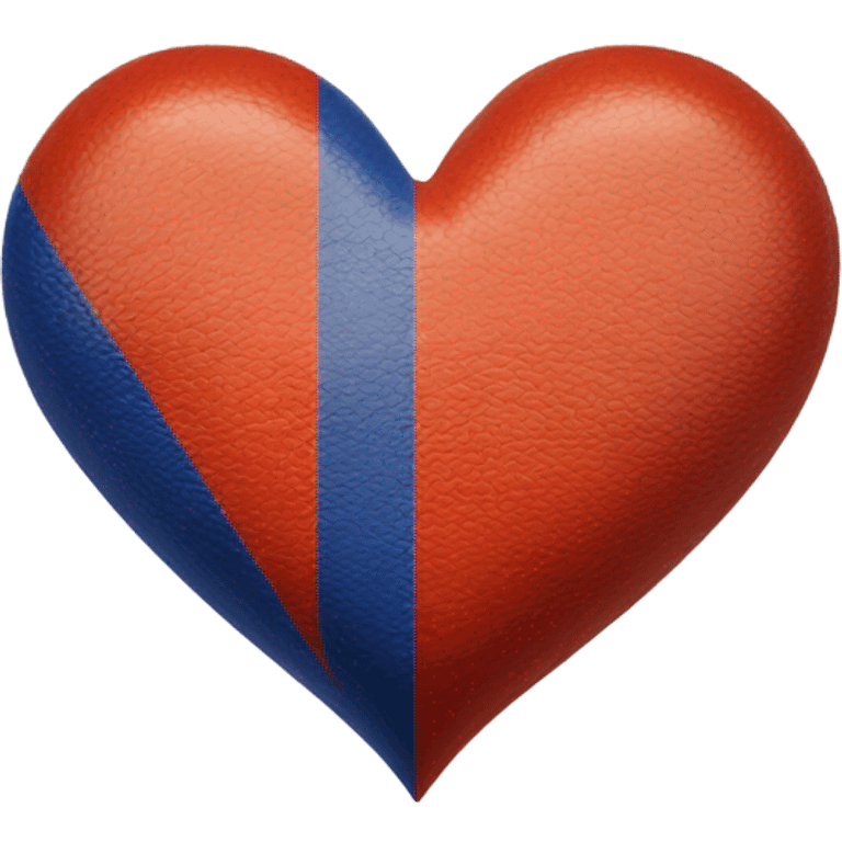 Heart with Armenian flag colors inside  emoji