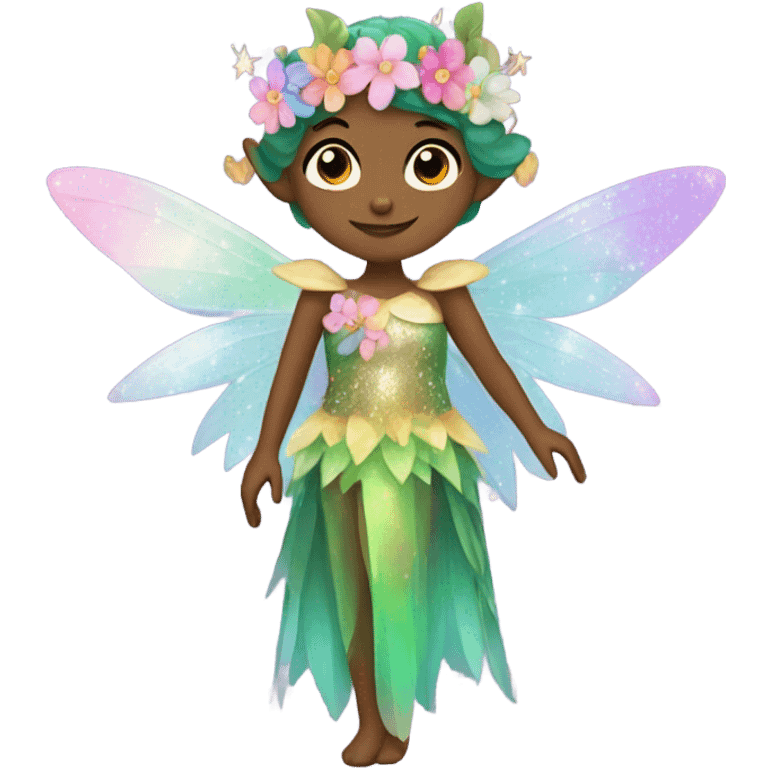 Elf with fairy costume  emoji