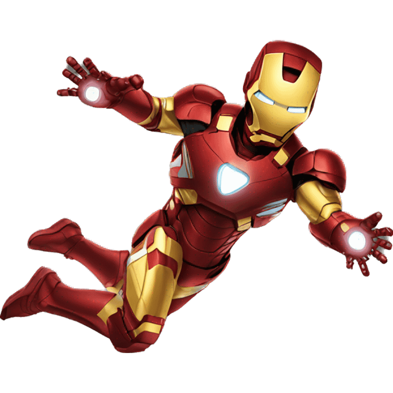 iron man falling down emoji