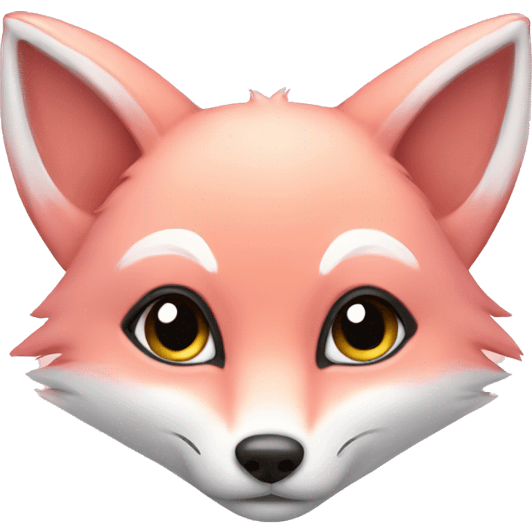 Baby pink fox emoji