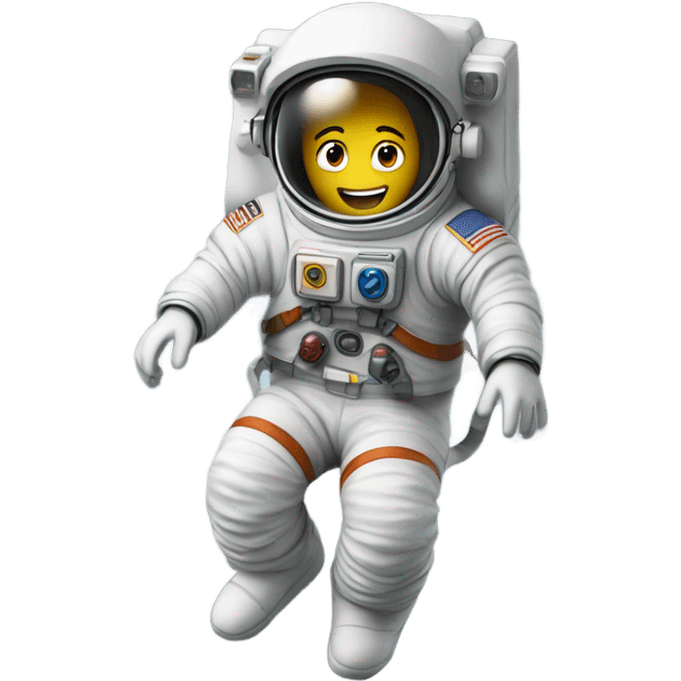 space-student-floating-in-space-with-galaxy emoji