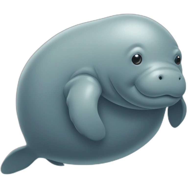 Manatee hugging emoji