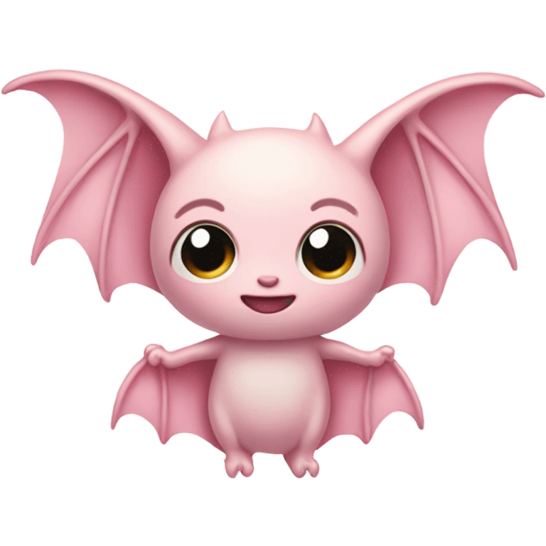 light pink bat  emoji