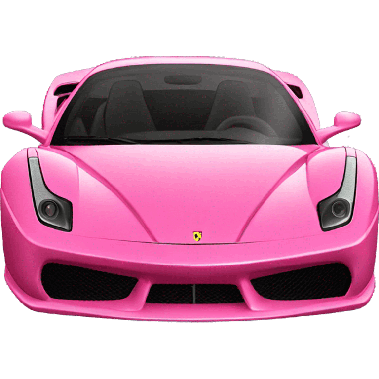 Pink Ferrari  emoji