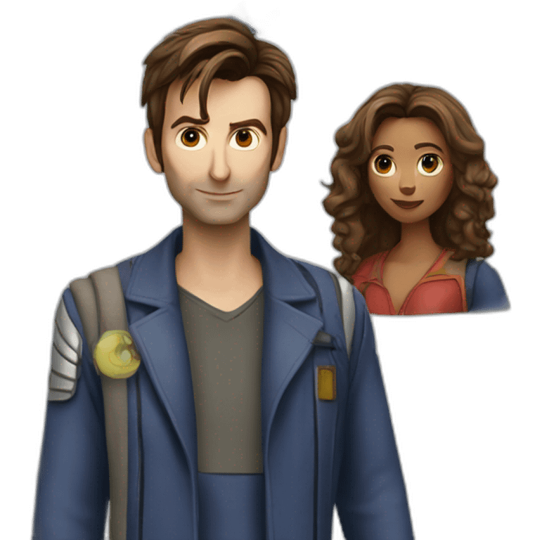 DoctorWho-David-Tennant-Girl-Companion emoji