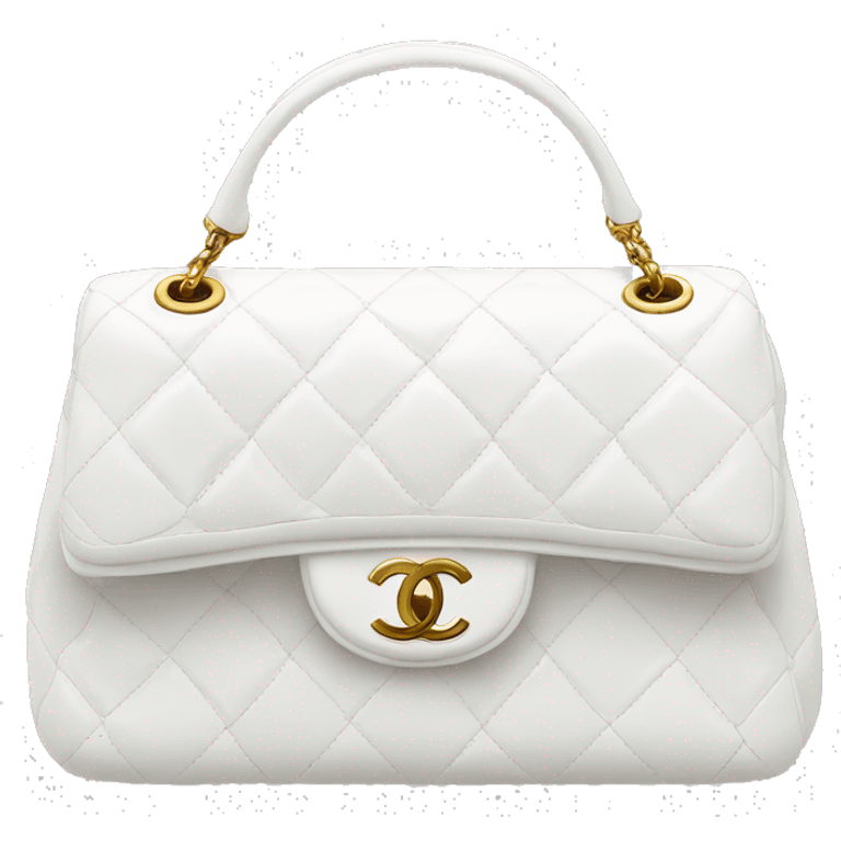 white chanel purse emoji